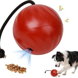 Pet Prime Interactive Dog Ball, Treat Ball for Dogs, Dog Toy with Giggle Sound, Ball with String Dog for Dogs