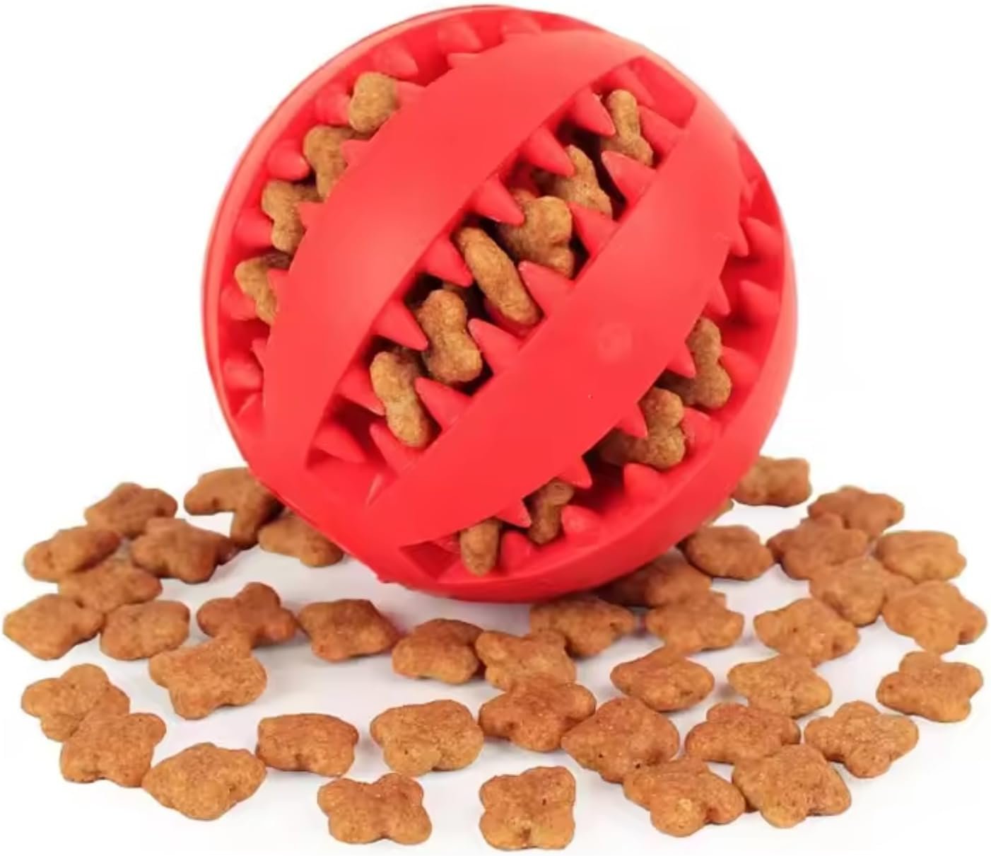 PETS EMPIRE New Interactive Toy Balls Pet Cat Playing Toys Ball Toys Interactive Balls 1 Piece (Color May Vary) (Rubber Ball)