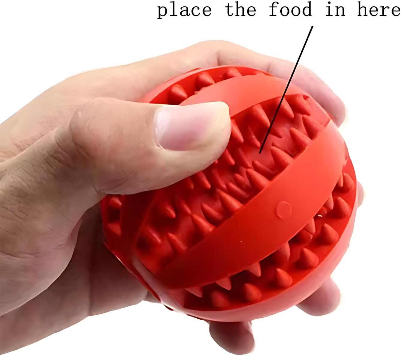 PETS EMPIRE New Interactive Toy Balls Pet Cat Playing Toys Ball Toys Interactive Balls 1 Piece (Color May Vary) (Rubber Ball) - Image 2