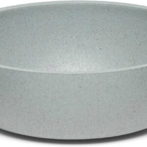 Eco-Friendly Pet Bowls & Dishes for Dog, Cats, Puppy Food and Water Bowl -Sustainable and Dishwasher Safe, Made with Real Bamboo (Small, Slate-Grey)