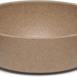 Eco-Friendly Pet Bowls & Dishes for Dog, Cats, Puppy Food and Water Bowl -Sustainable and Dishwasher Safe, Made with Real Bamboo (Medium, Coffee-Brown)